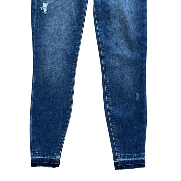 Spanx Distressed Skinny Jeans Women’s Size S Tummy Shapping Panel High Rise - Picture 4 of 9